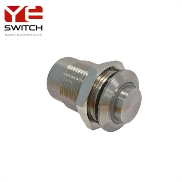 Doorbell 1.8mm Metal Button Switch 24VDC 12mm Push Button Switch