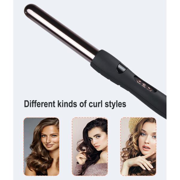 50 60Hz Mini Ceramic Hair Curler , Magic 1 Inch Curling Rod