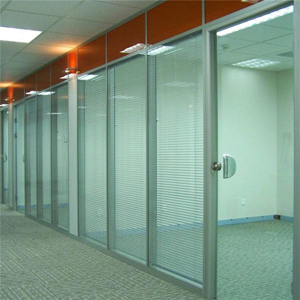 Full Height Room Dividers Fixed Glass Partition Office Soundproof Removable Wall