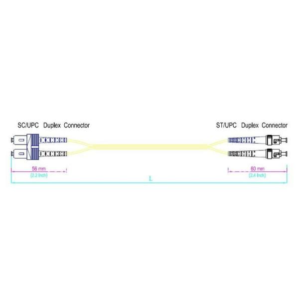 MTRJ Multimode Fiber Optic Patch Cable