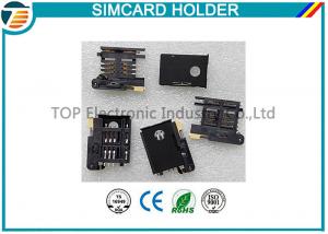 Buy cheap 3.0mm PCB Mounting SIM Card Holder With Button Release TOP-SIM05 product