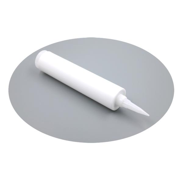 310ml HDPE Empty Silicone Sealant Large Diameter Plastic Cartridge with External Thread