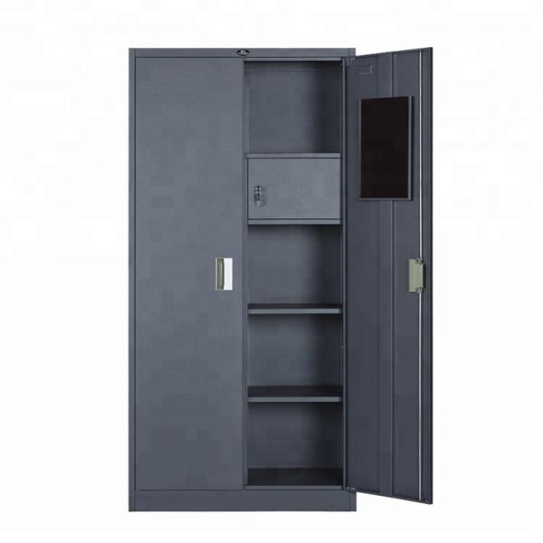 Bedroom Waterproof 2 Door Metal Wardrobe Closets