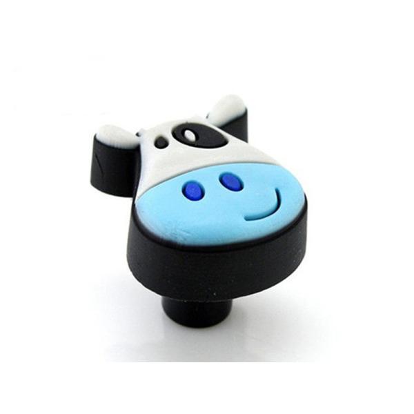 Milkcow Childrens Door Knobs Cute Cartoon Safety Soft Plastic Cabinet Knobs PVC Decorative Furniture Fittings