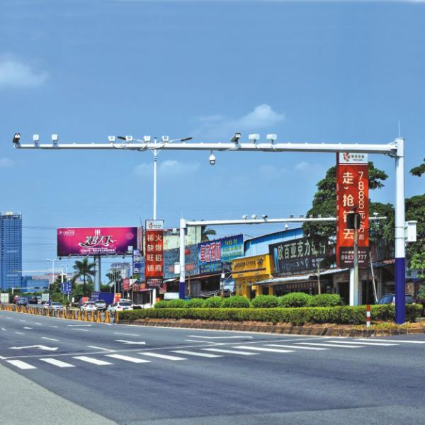 Community Surveillance CCTV Camera Poles 6mx4m Hight Mast Landscaping