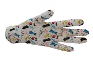 Buy cheap Flower Printed Cotton Cosmetic Gloves Protecting Fingertip From Drying product
