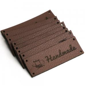 Buy cheap Personalized Custom PU Leather Tag Labels With Text And Symbol for Clothing product