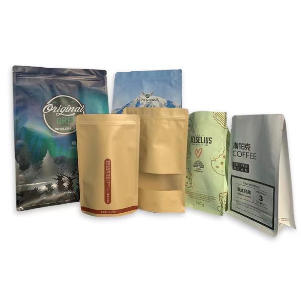 Printed Custom Printed Resealable Plastic Bag Packaging Zip Lock Clear Front Jewelry
