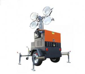 Buy cheap Outdoor Mobile Lighting Tower Kubota Diesel Engine Manual Mast 9m product