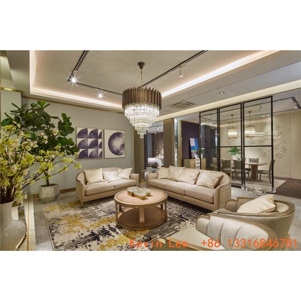 Custom made wardrobe closet built in cabinets open door Armoire with Mirror stand by Metal handle for hotel and villa