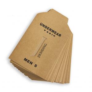 Buy cheap Custom Printed Kraft Flat Paper Pouch Envelopes Bags Clothing Window Package product