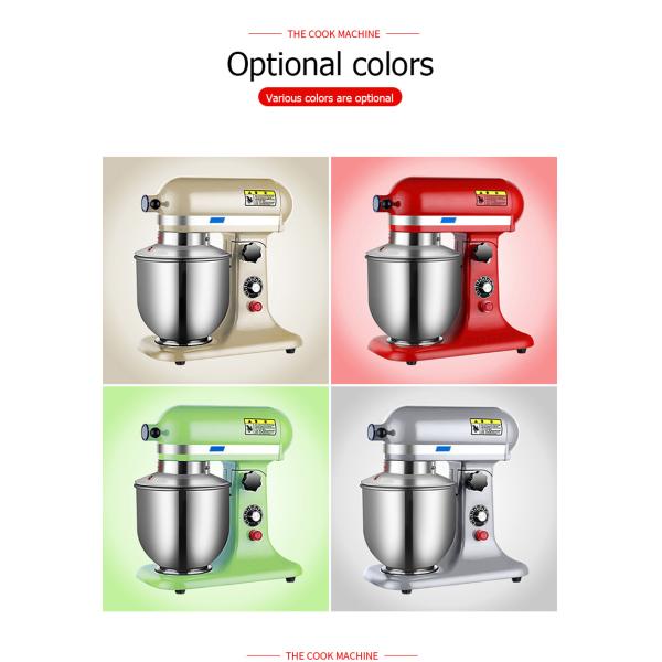22KG Stainless Steel Multiple Color Spiral Kitchen Dough Mixer for Bread Beverage