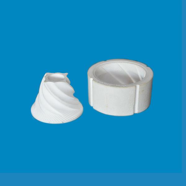 Extruded 97% Alumina Based Ceramics Tubing For Electronic Manufacturing OEM