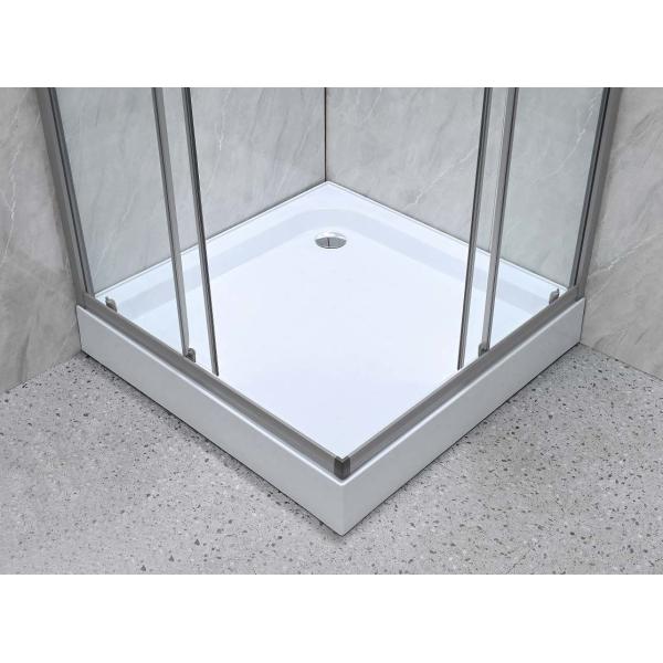 Sliding Opening European Shower Enclosure With Alum Frame