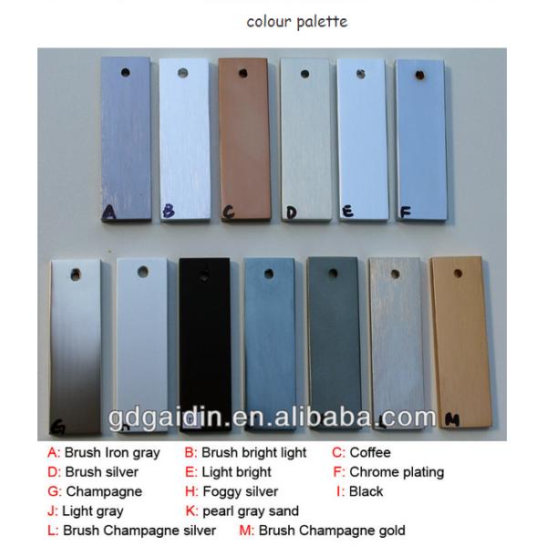 aluminium profile cutting machine anodized silver 3 meter kitchen cabinet aluminium c profile