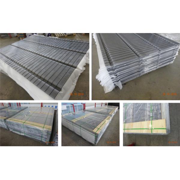 Powder Coating 358 Anti Climb Mesh Fencing Airport High Security