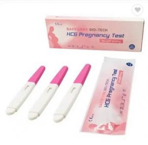 China HCG Pregnancy Urine Test Self Test 3.0mm Pregnancy Rapid Test on sale