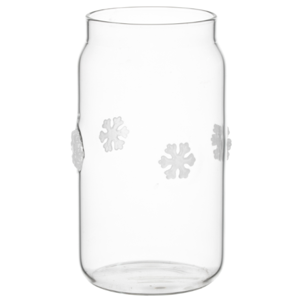 Custom Capacity Borosilicate Glass Cup For Drinking Cola Juice Milk Tea Christmas Gift
