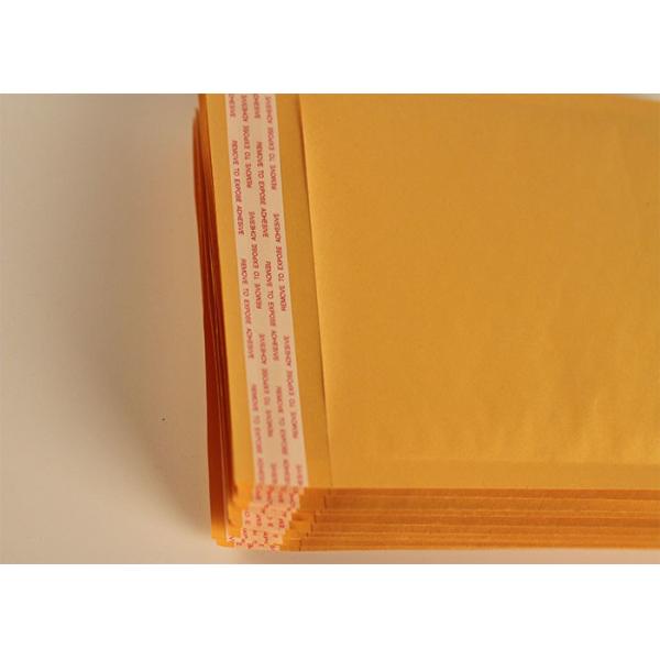 Easy To Write Surface Kraft Padded Mailers , Recyclable CD Bubble Mailers