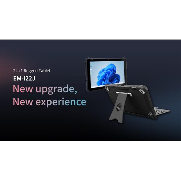 Intel JASPER LAKE N5100 12.2-Inch 2-in-1 Waterproof LCD Laptop Tablet with Win 11 OS