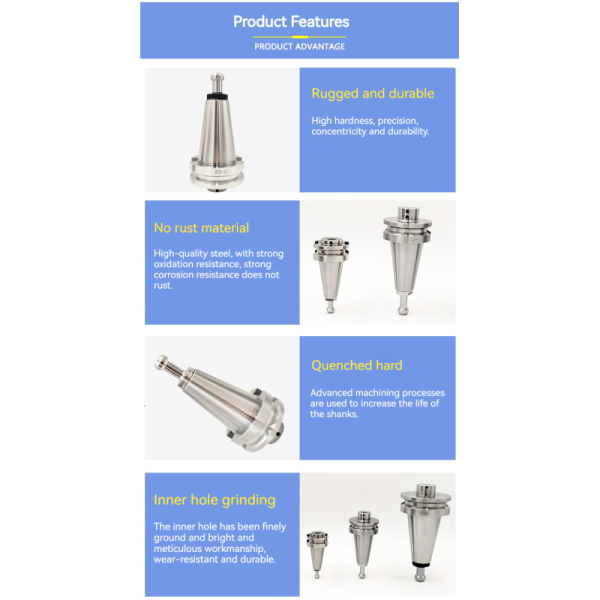 BT40 Renishaw Probe Shank Universal CNC Machine Part OMP40-2 60 Wireless Probe Stainless Steel Tool Holder
