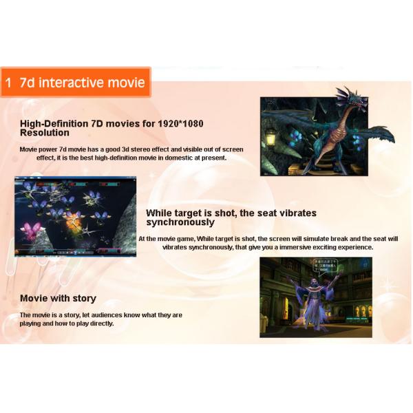 Gun Shooting Games Simulator 7D Special Effects Multiplayer Interactive Motion Platform