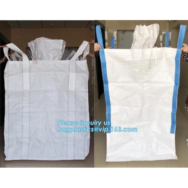 FIBC big bag 1000kg/Polypropylene woven sand bags/super sacks 1500kg for construction,PP woven bulk big ton bag jumbo ba