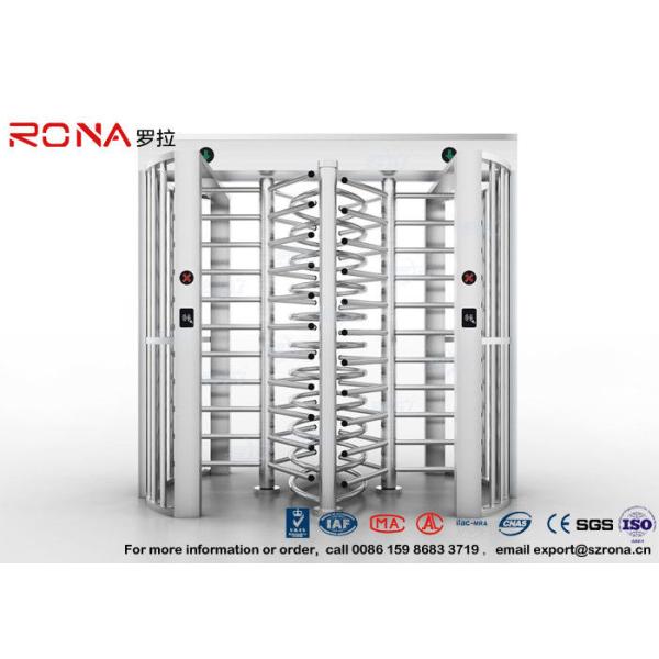 Robust Full Height Turnstile Access Control Barrier Gate Anti Fingerprints Surface
