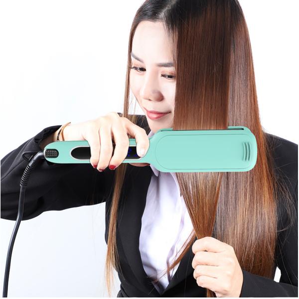 Mini Infrared Titanium Flat Iron Wide Plate Fast PTC Heating