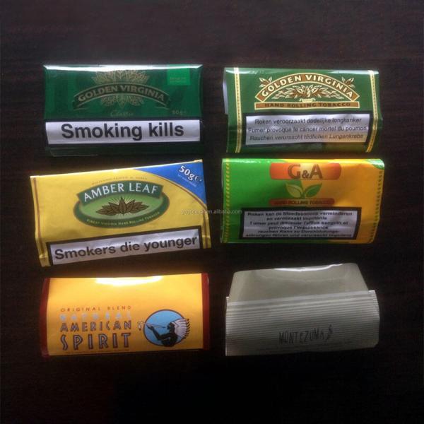 Green GV Tobacco Packaging Pouch Hand Rolling Smoking Leaf Pouches