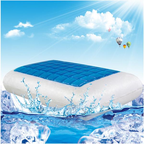 Gel Memory Foam Pillow Visco Elastic Icy Cooling Cover Machine Washable