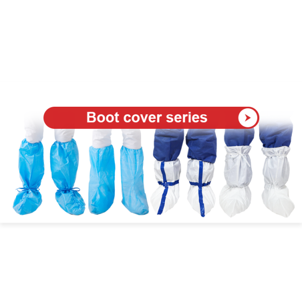 Hubei Haixin Disposable Hazmat Boot Cover Overshoes Knee High Booties White Long Boot Covers Waterproof Rain Shoe Covers