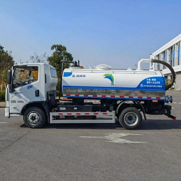 Special Electric Septic Tank Pumping Truck for Custom's Requirement and Customized Design Options