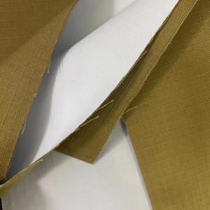 Buy cheap 280gsm waterproof breathable khaki aramid fabric PTFE membrane product