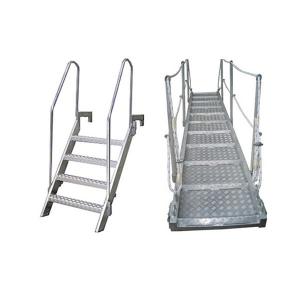 Buy cheap Inclined Step Vertical Marine Dock Ladder Boat Boarding Steps product