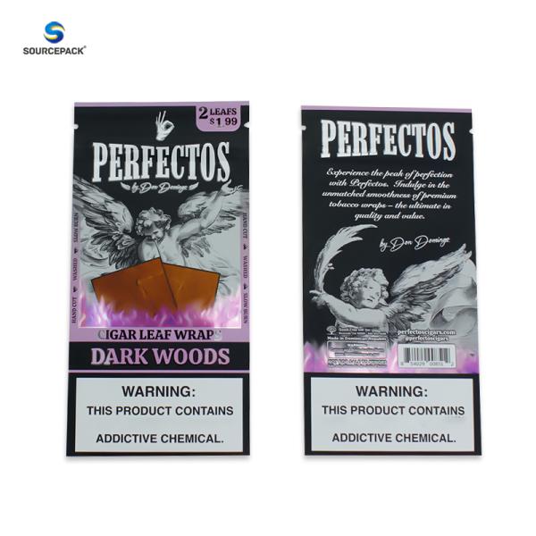 Custom Printing Tobacco Packaging Pouch 20g/50g/100g Eco-friendly Biodegradable Recyclable