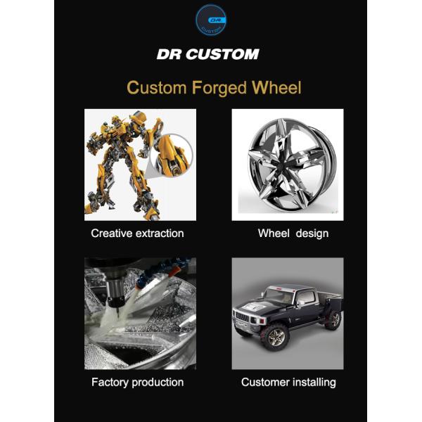 SAE Custom Forged Wheels Diamond Cutting ET35 24 Inch Rims 5x120