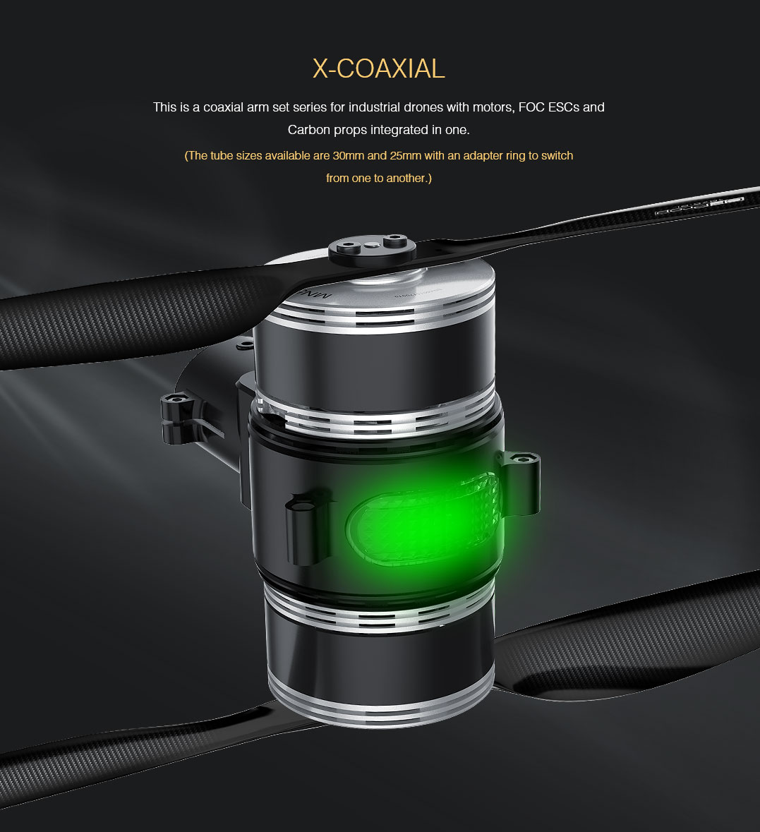 T-Motor X-701 Combo Pack Coaxial Type (Integrated Propulsion System ) Alpha 80a 135/280kv Lightweight, Efficient, Plug-and-Play