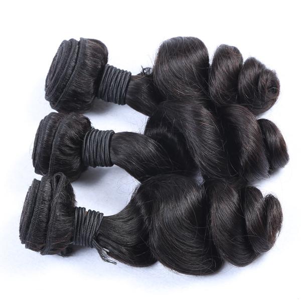 Double Drawn Weft Loose Wave 7A 8A unprocessed Loose wave hair Virgin Brazilian hair