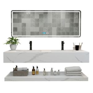Integrated Engineering Quartz Stone  Bathroom Vanity Tops