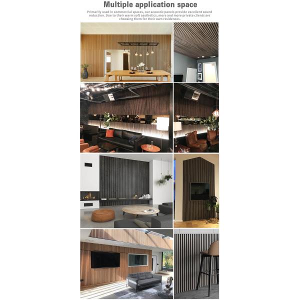 Acoustic Panel Wood Wall Panel for Eco-Friendly and Aesthetically Pleasing Interiors