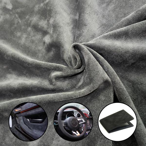Microfiber Suede 100% Pu Leather Material For Gloves Car And Shoes Lining