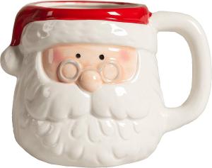 Buy cheap 3D Santa Claus Ceramic Anniversary Gift Mug For Christmas Gift OEM product