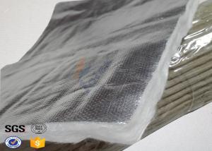 China Insulation Jacket Needle Punched Fibreglass Matting 120kg/m3 7mm Thickness on sale