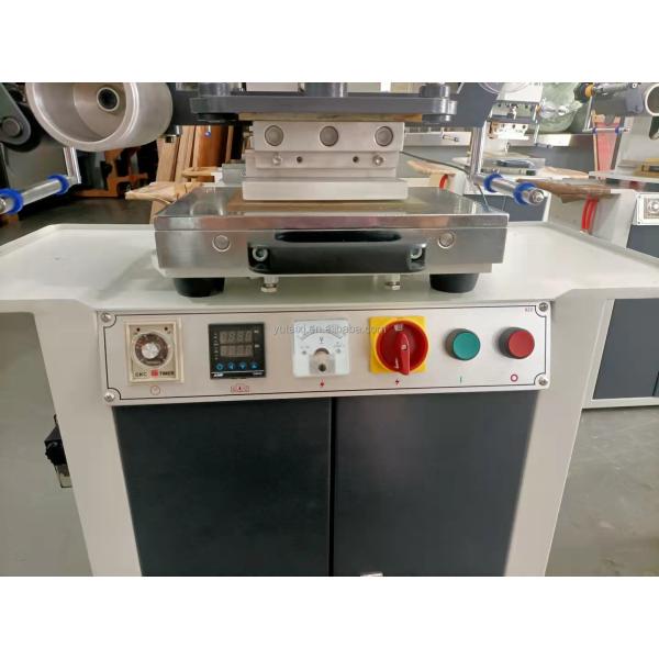 Semi-automatic Blue/gray Pneumatic Embossing And Ironing Machine Hot Stamping Machine For Leather With Fast Stamping Speed