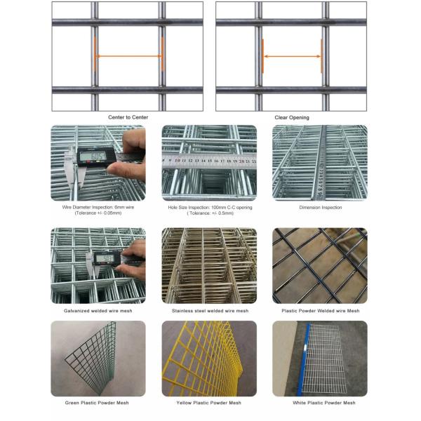 2X2 Galvanized Cattle Welded Wire Mesh Panel Sheet Corrosion Protection