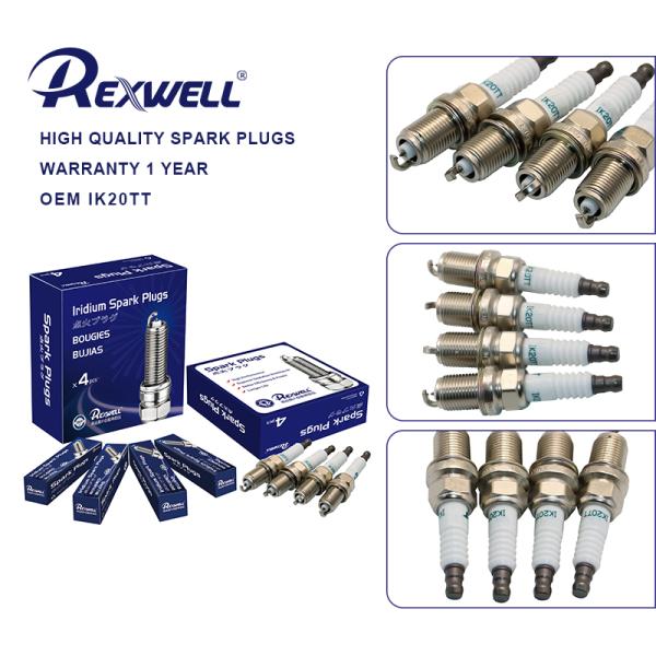 Japan Original Universal Car Engine Dual Iridium Spark Plugs IK20TT For Toyota Honda Nissan Mazda Ford Mercedes-Benz Land Rover