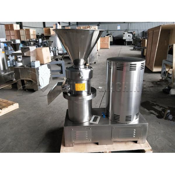 Industrial Nut Grinder Machine Vertical Colloid Mill Peanut Butter ISO