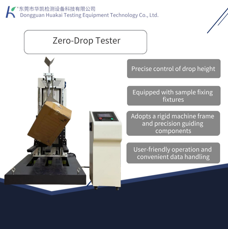 Zero Height Package Drop Tester for Laboratory Testing Equipment