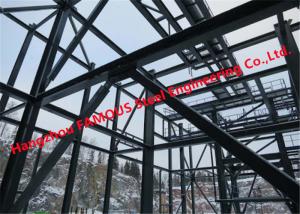 Buy cheap Prefabricated Steel Frame Construction Structure Building Warehouse Shop Metal Commercial product